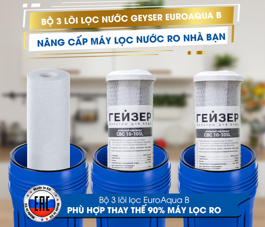 Bộ lõi lọc thô RO Aqua