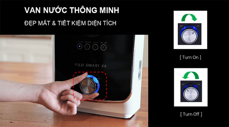 Van nước thông minh máy Fuji Smart K8