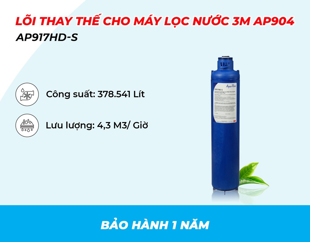 Lõi lọc nước trung tâm 3M AP917HD made in USA