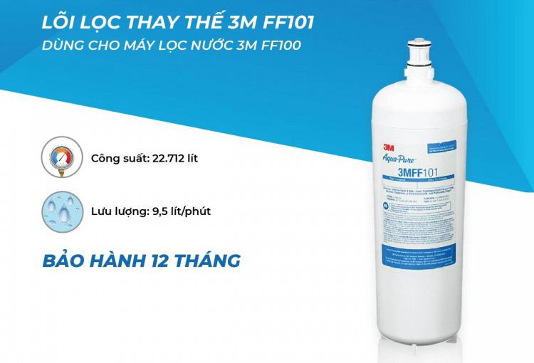 Lõi lọc nước uống 3M FF100 made in USA