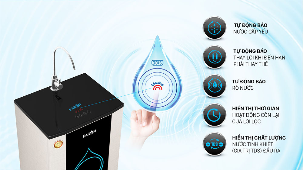 Máy lọc nước Karofi K9IQ-2 Plus