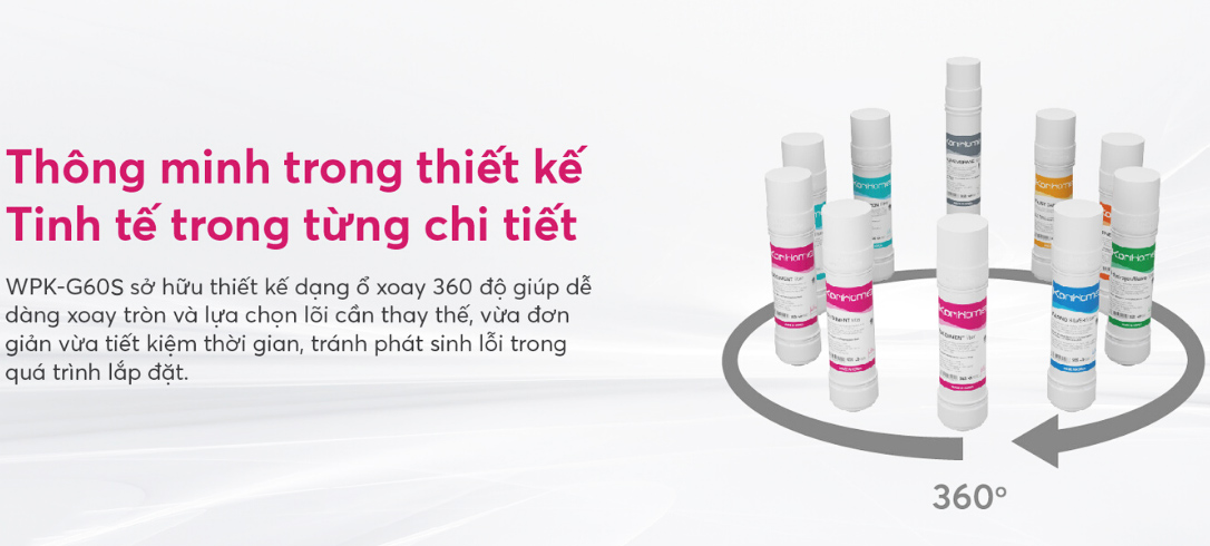 Máy lọc nước Korihome WPK G60S Hàn Quốc