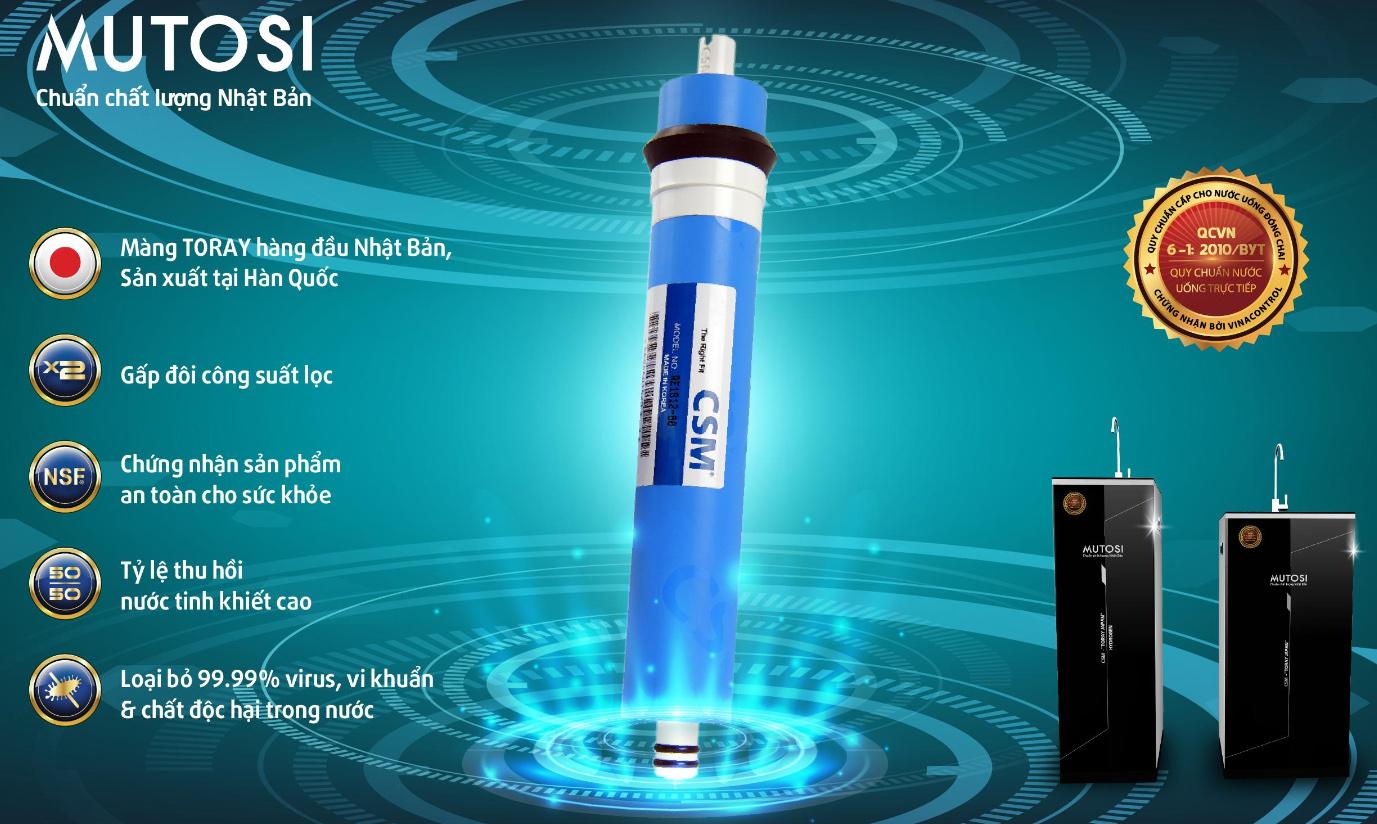 Máy lọc nước Mutosi MP-281M