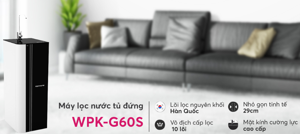 Máy lọc nước Korihome WPK G60S Hàn Quốc