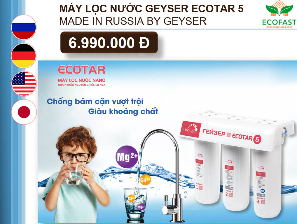 Máy lọc nước Geyser Ecotar 5