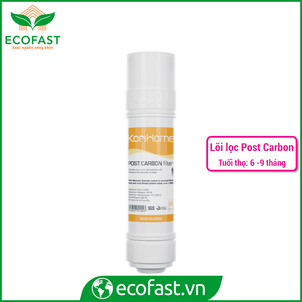 Lõi lọc Post Carbon Korihome