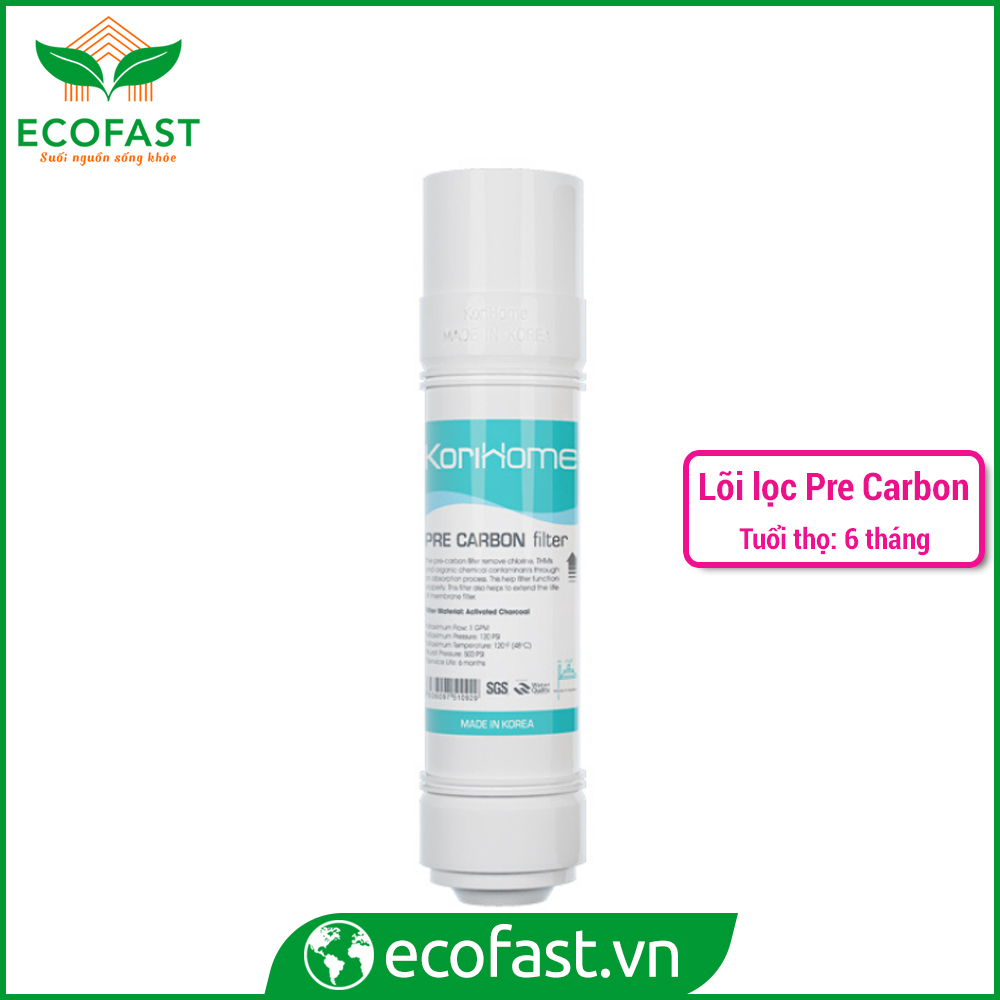 Lõi lọc Pre-Carbon/Carbon Block Korihome