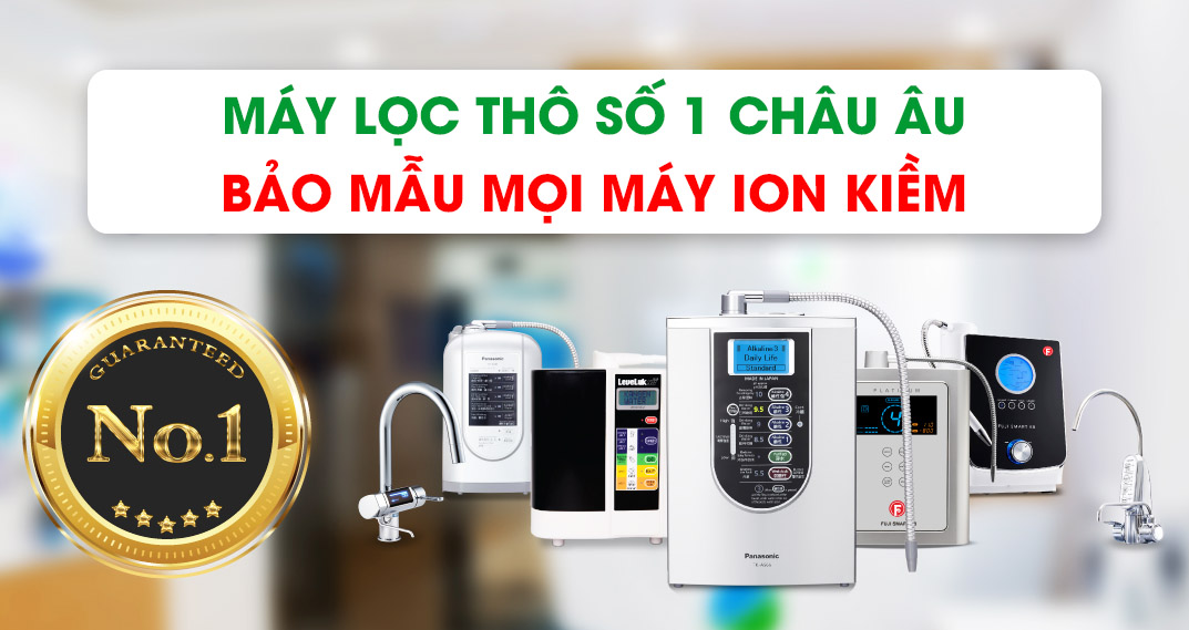 máy tiền lọc ion kiềm geyser