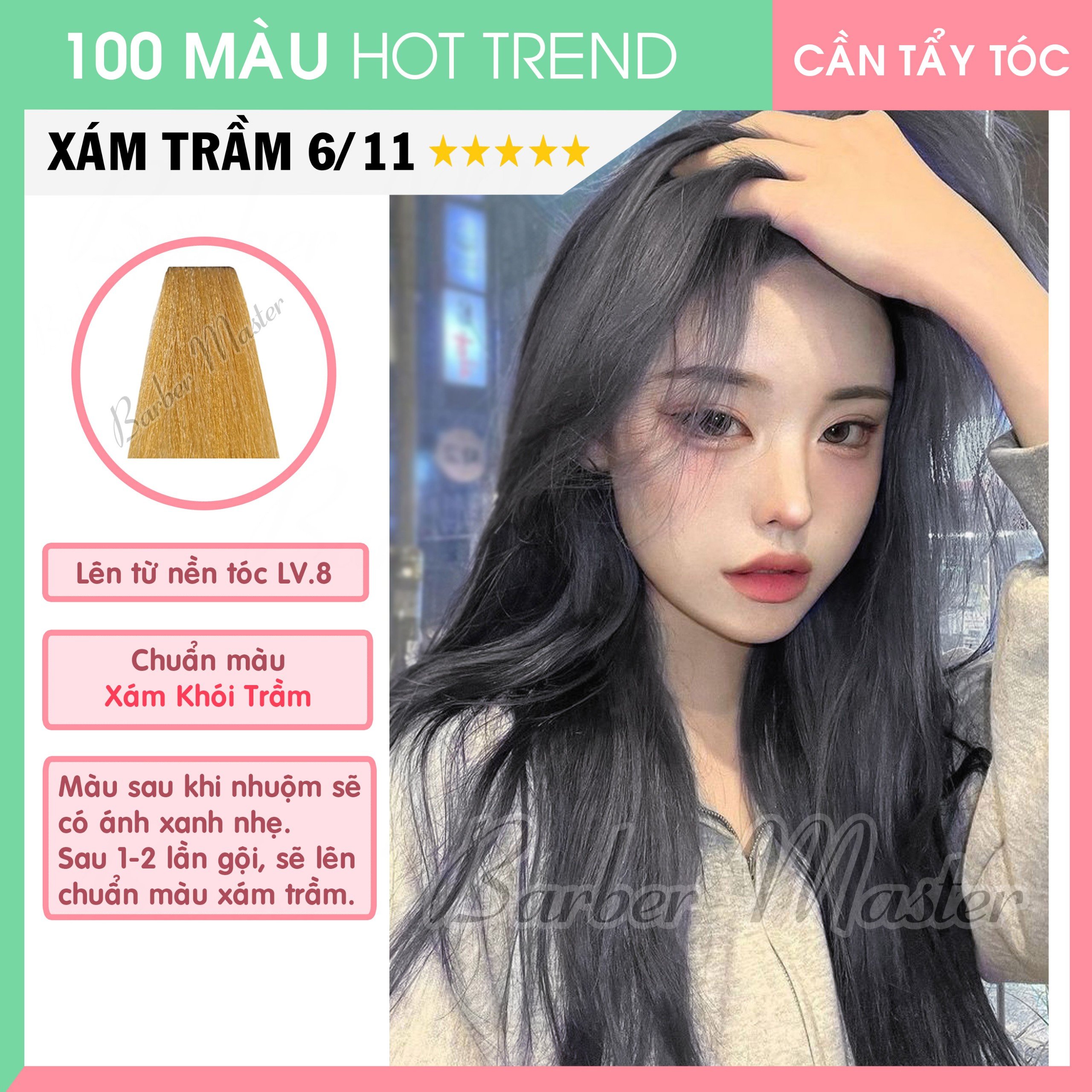 BÓC PHỐT CHỖ BỎ SỈ THUỐC NHUỘM MÀU XÁM TRẦM SIÊU RẺ LẠI CHẤT LƯỢNG, THƠM