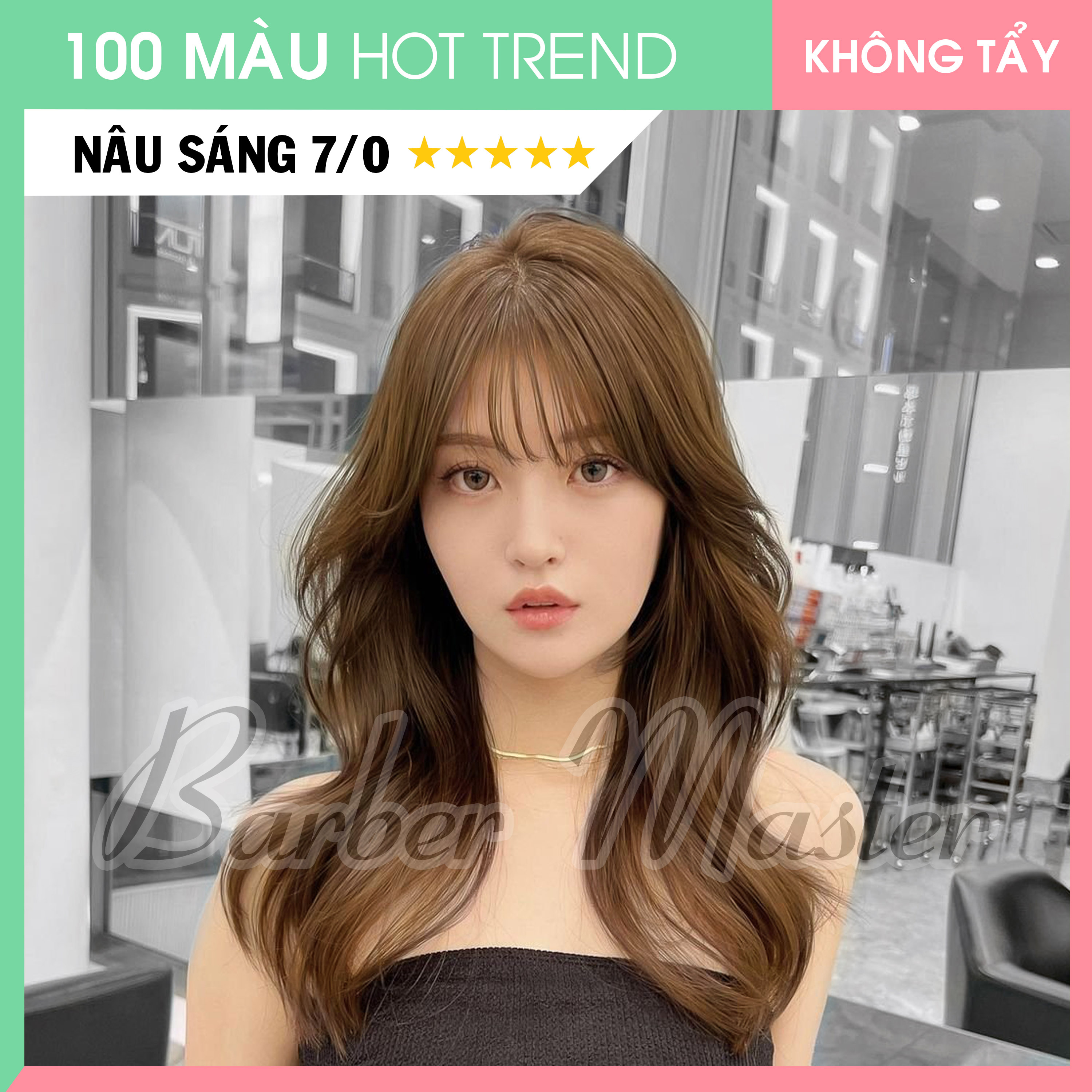 BÓC PHỐT NƠI CUNG CẤP MÀU NHUỘM NÂU SÁNG CHO SALON, BARBERSHOP