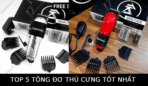 [Bóc phốt] TOP 5 Tông đơ pin cắt lông thú cưng an toàn chuyên nghiệp tốt nhất hiện nay