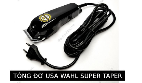 Tông đơ cắt tóc chính cao cấp chính hãng USA WAHL SUPER TAPER Phiên bản quốc tế 220v
