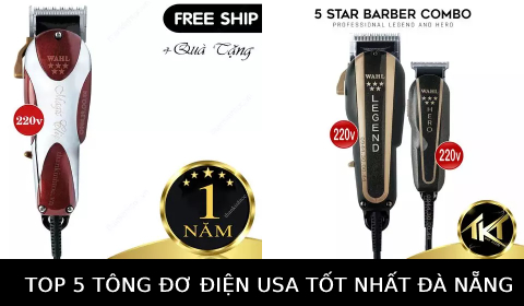 [REVIEW] TOP 5 Tông đơ điện USA có dây chuyên nghiệp cao cấp chính hãng tốt nhất Đà Nẵng