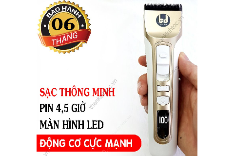 Tông đơ Pin cắt tóc cho bé an toàn tại nhà chính hãng Hàn Quốc Skin Fade Tripble 6 cực mạnh (Đã xử lý lưỡi)