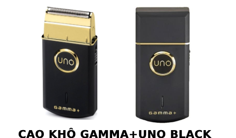 MÁY CẠO KHÔ SẮC BÉN GAMMA+UNO BLACK CHÍNH HÃNG USA