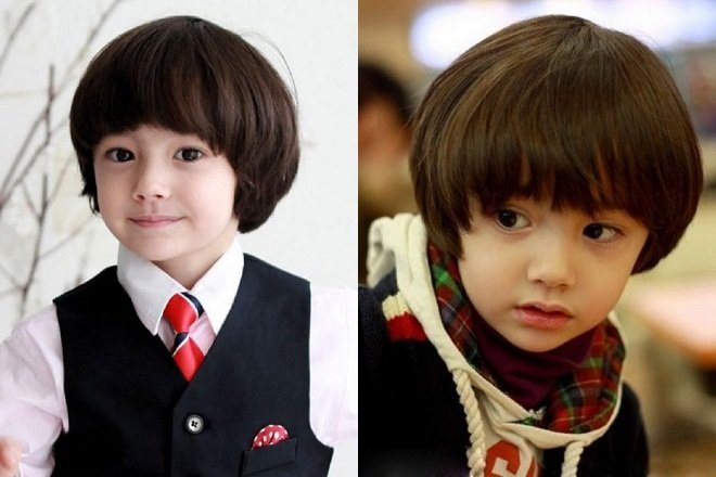 Trang Pilla đổi tóc mới cho con trai bắt nhanh trend Park Seo Joon