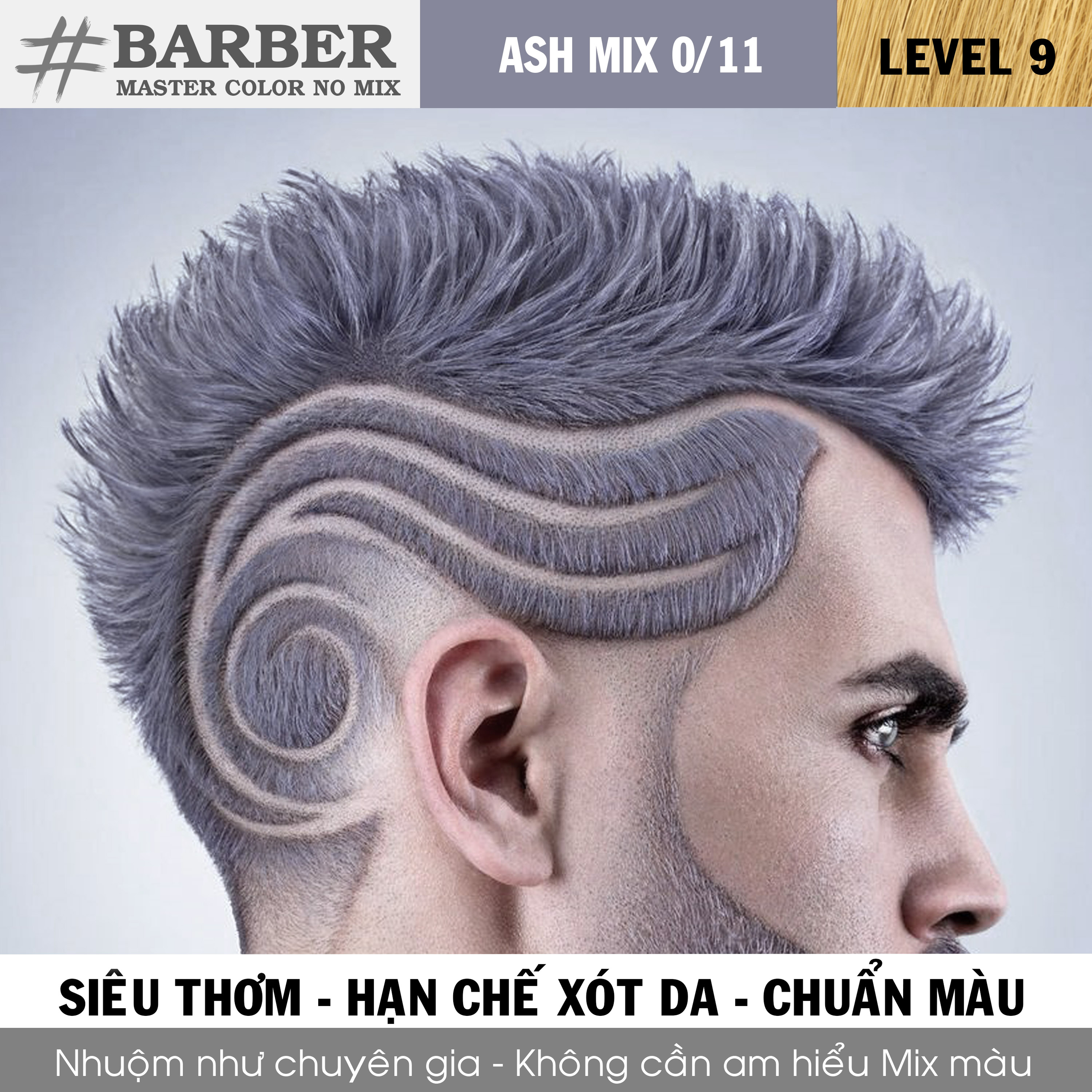 Màu Mix I Ash, Blue, Green, Violet, Yellow, Orange, Red