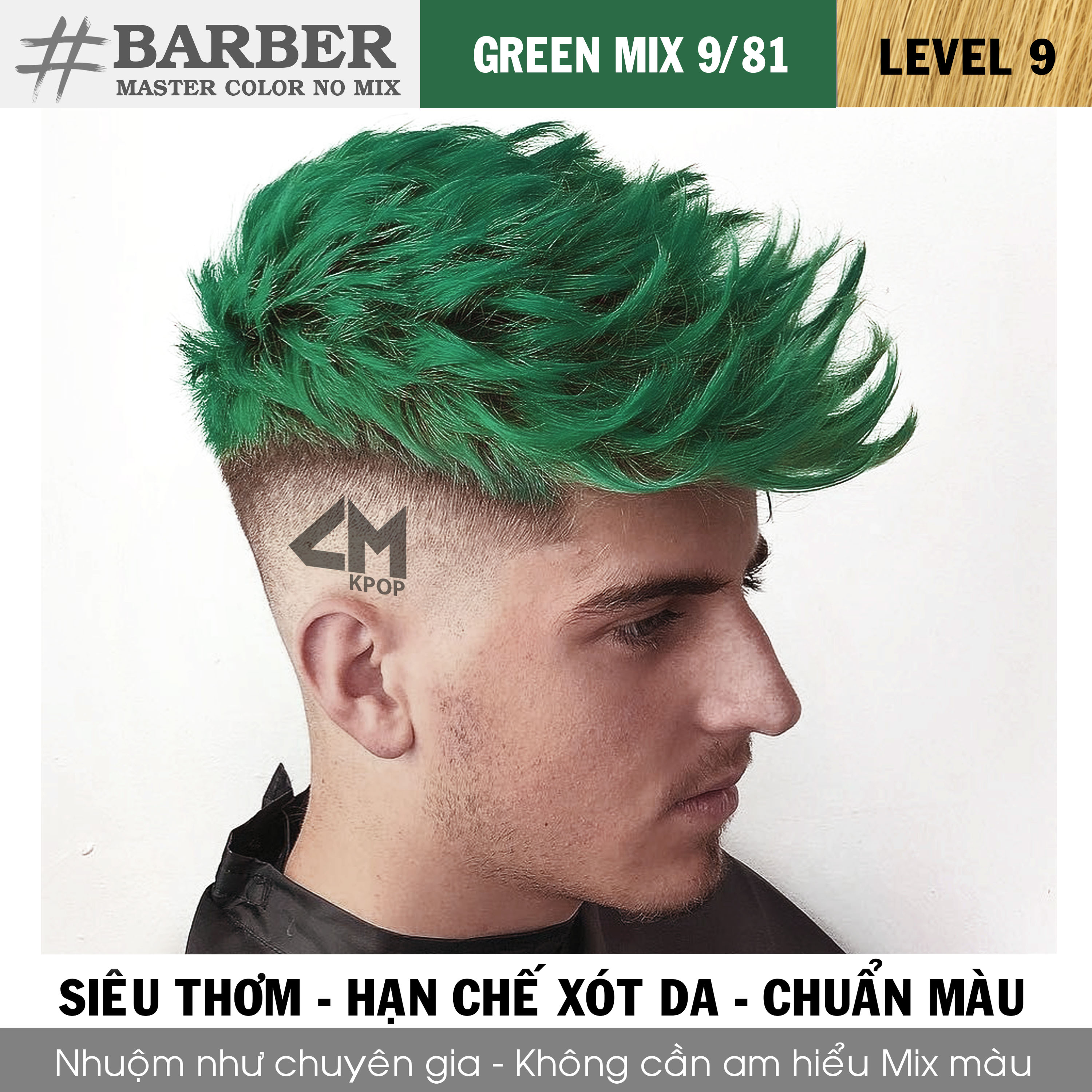 Màu Mix I Ash, Blue, Green, Violet, Yellow, Orange, Red