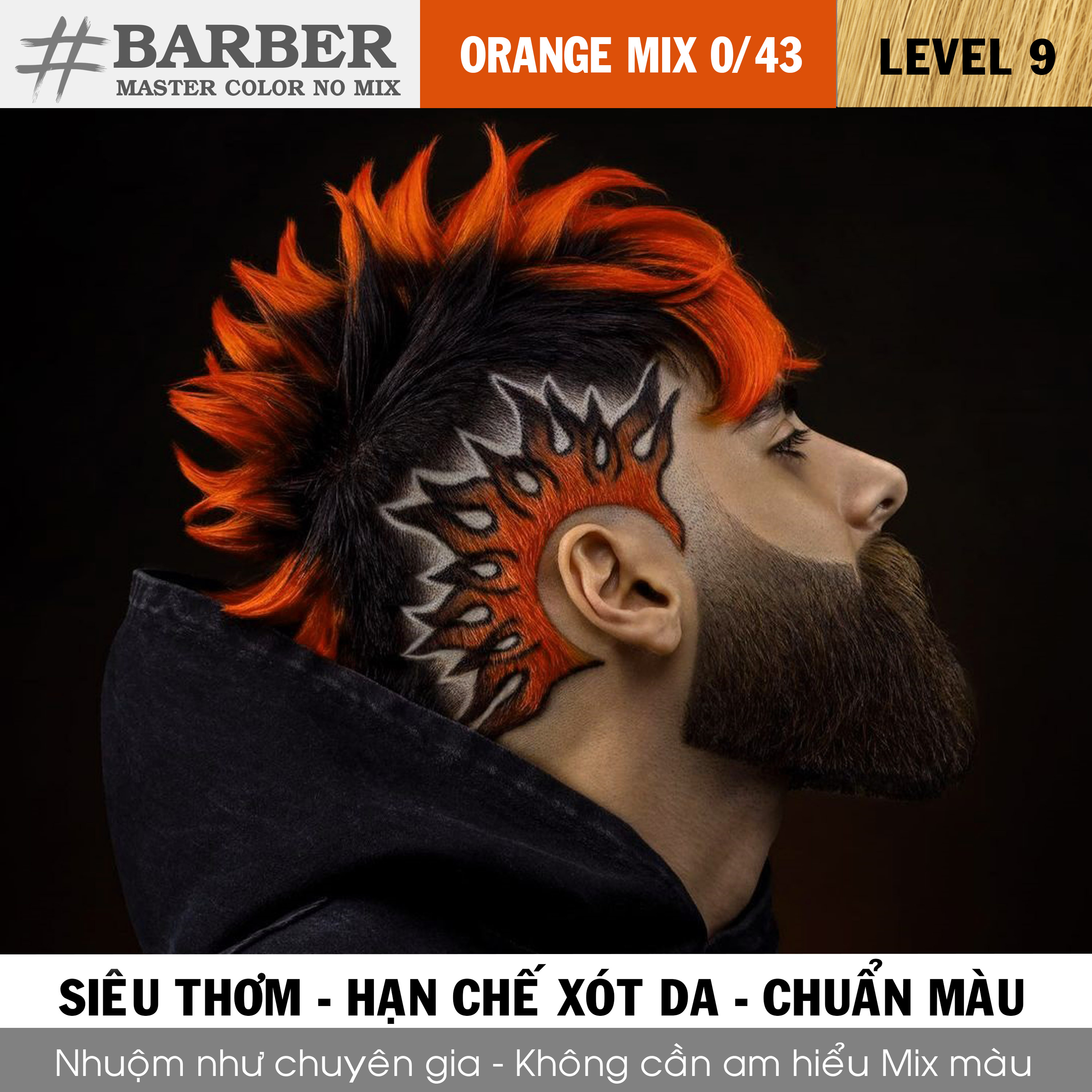 Màu Mix I Ash, Blue, Green, Violet, Yellow, Orange, Red