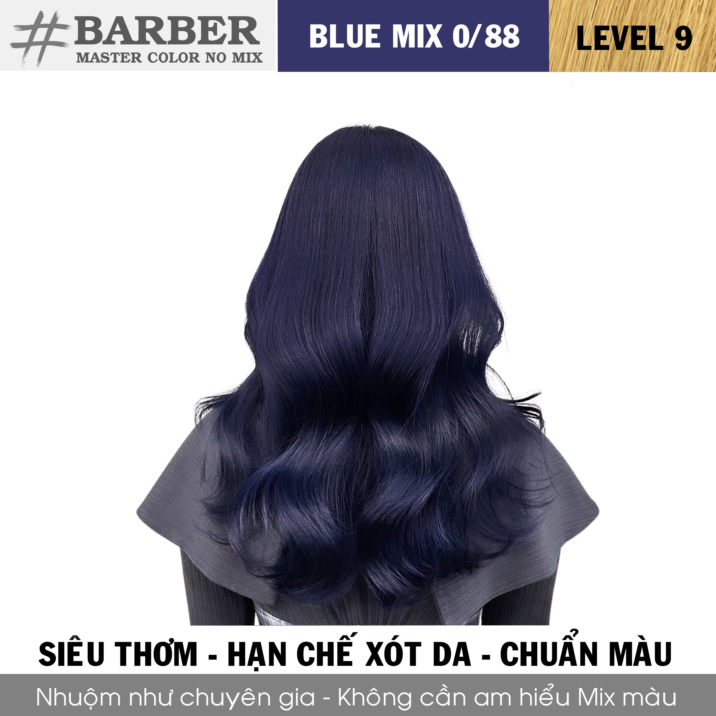 Màu Mix I Ash, Blue, Green, Violet, Yellow, Orange, Red