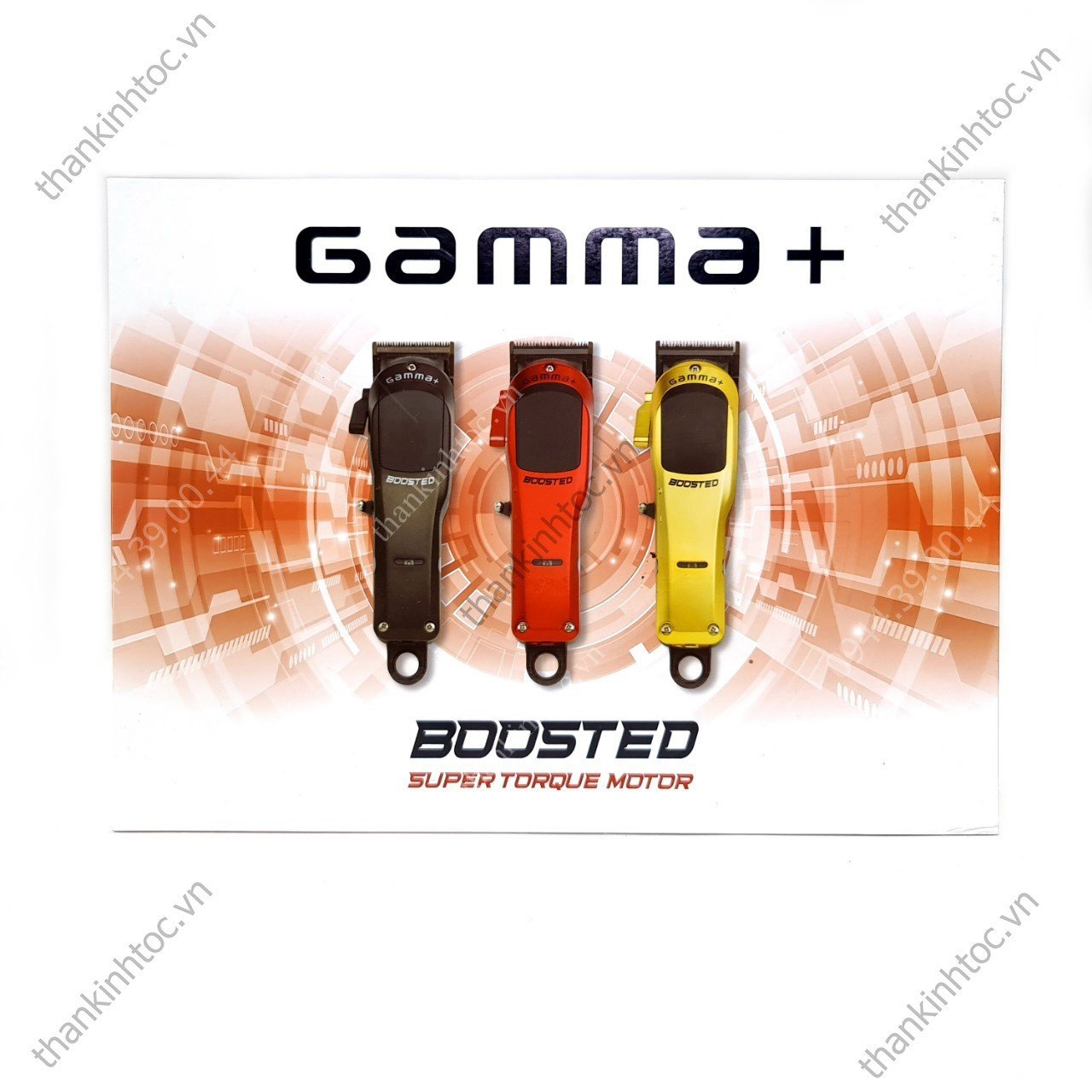 Tông Đơ Pin Gamma+ Boosted Chính Hãng Italia