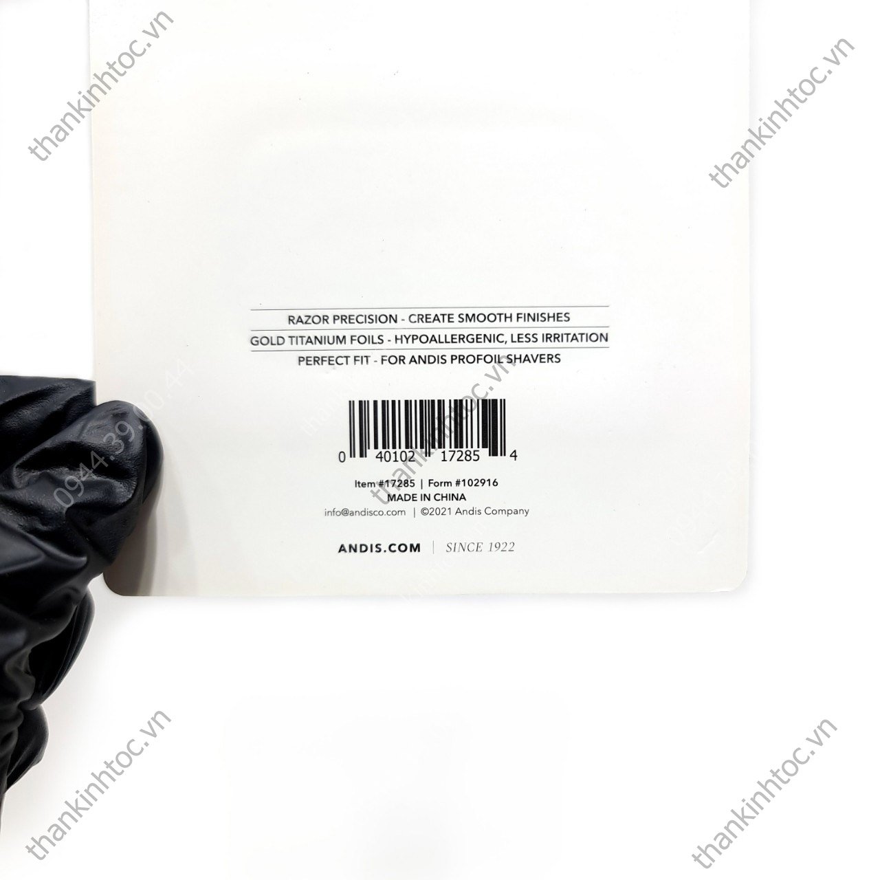 Nắp cạo Khô Andis chính hãng USA