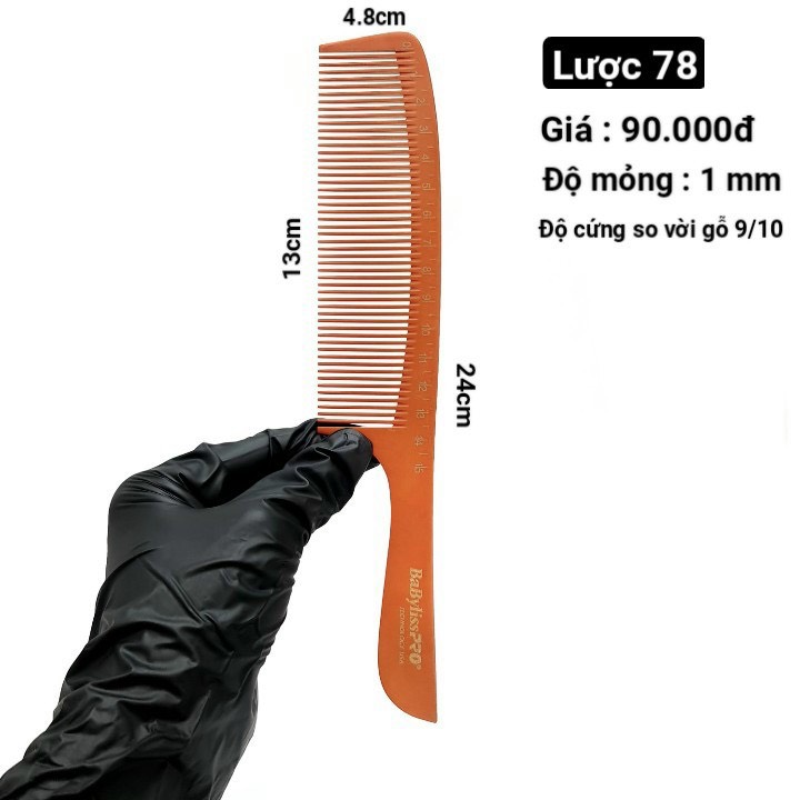 Lược 78 | Bản to cắt tóc chuyên nghiệp