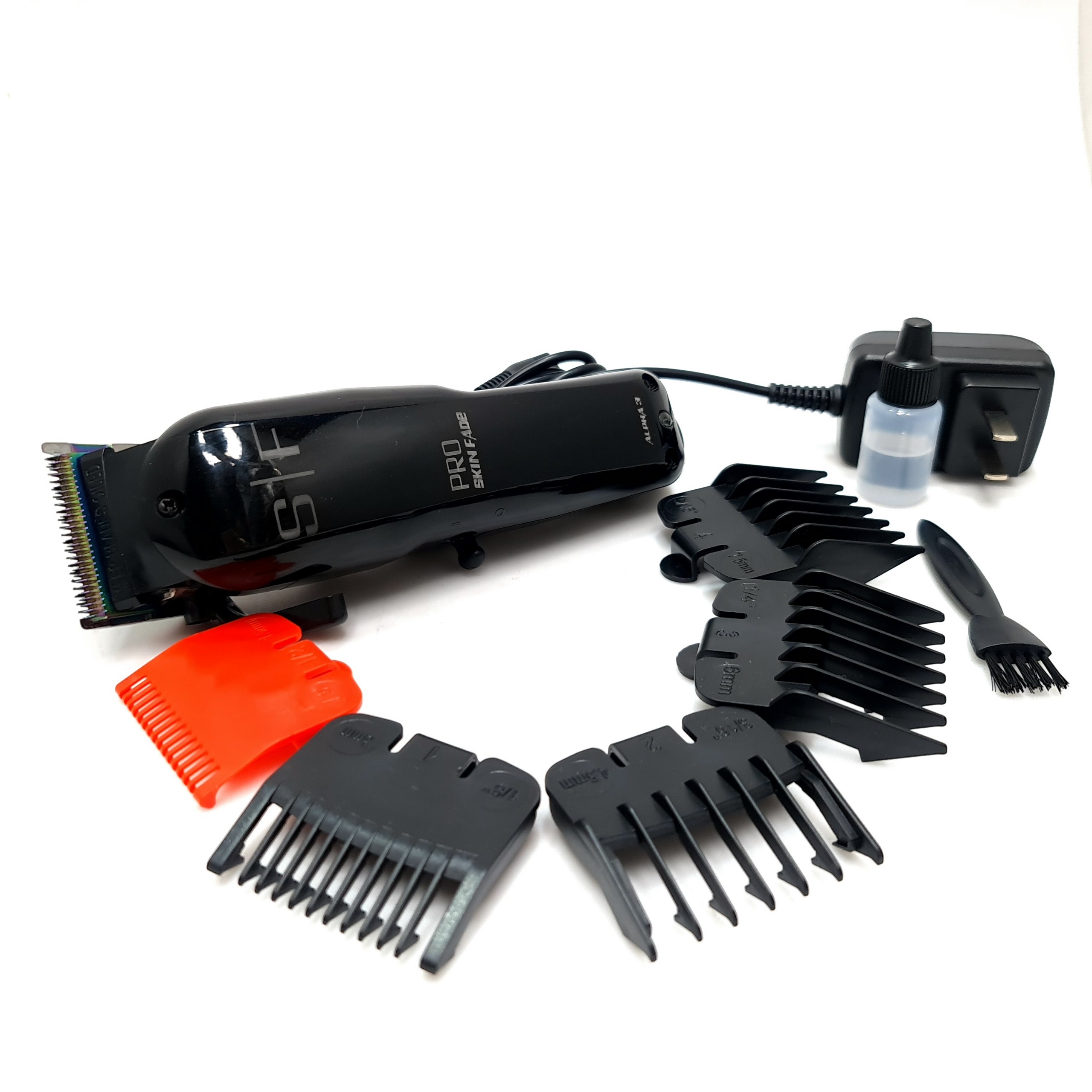 Tông đơ pin lưỡi đơn titan Alpha 3 Chính hãng