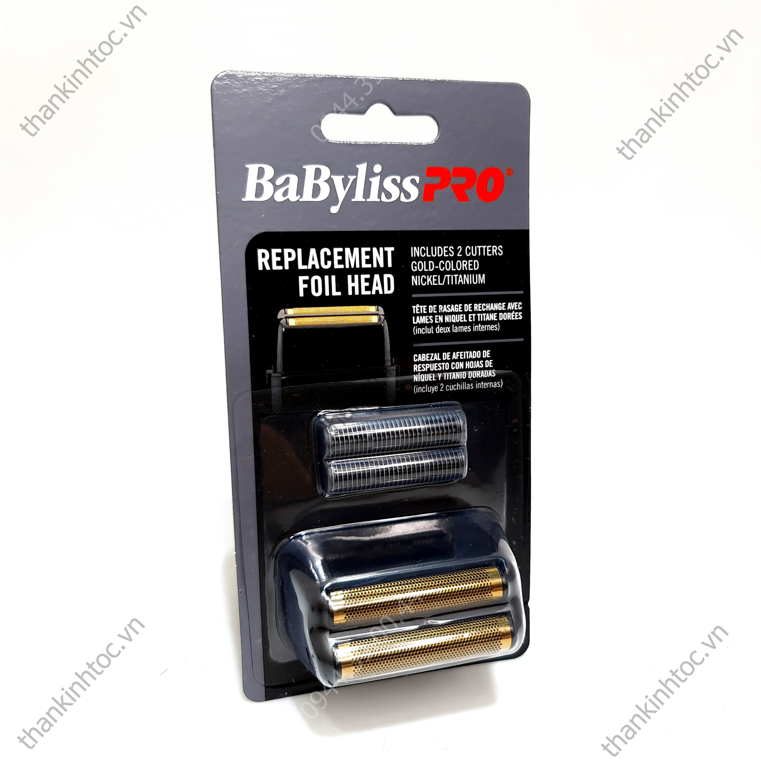 Bộ Nắp Lưỡi Cạo Khô BABYLISS BLACK Chính Hãng USA