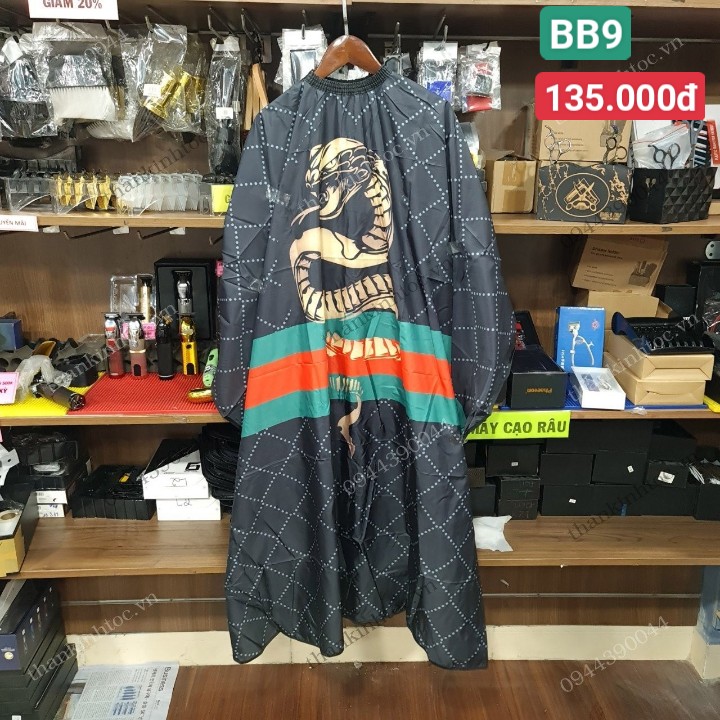 Áo choàng BB9 Cổ thun Dài 160cm