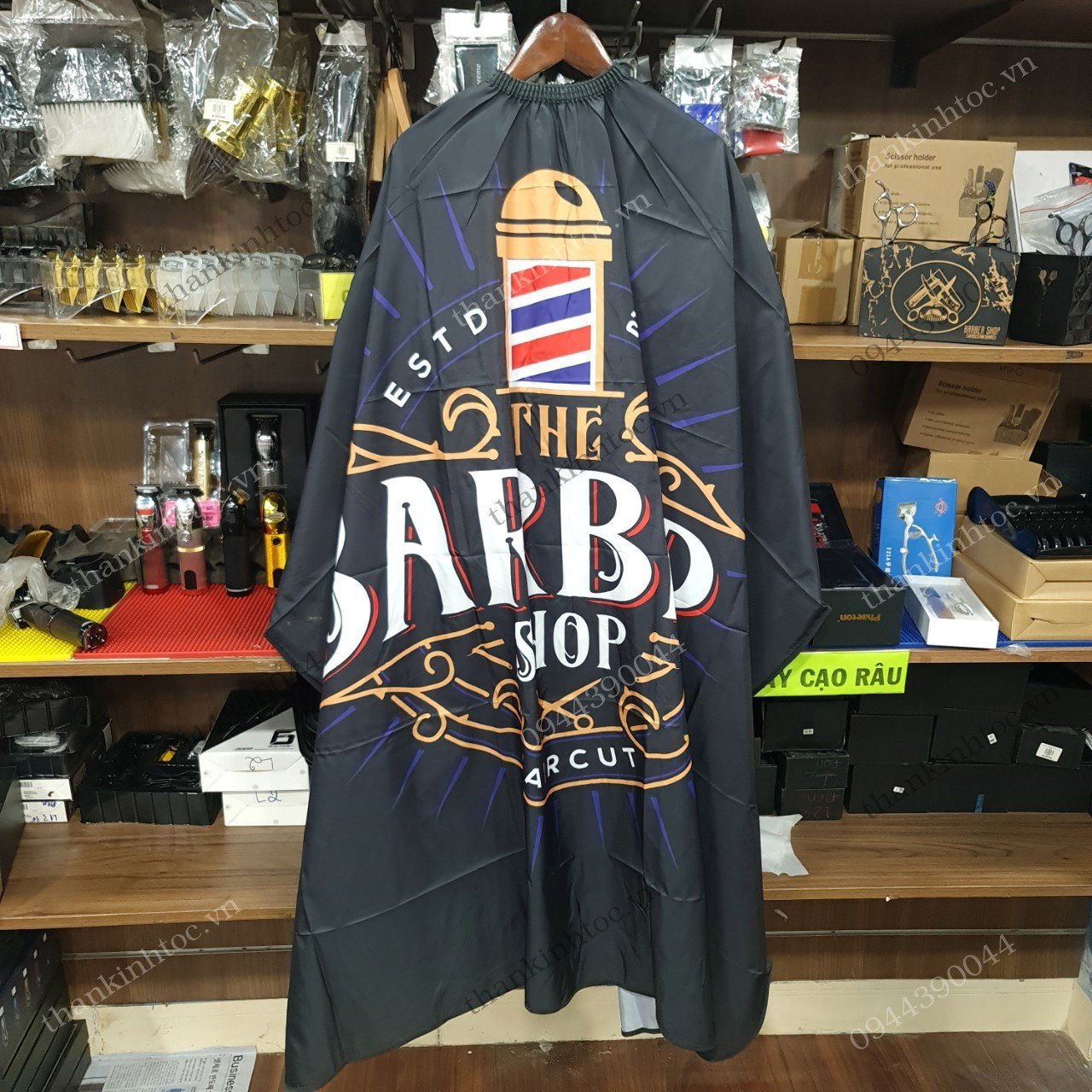 Áo choàng BB13 Cổ thun dài 160cm