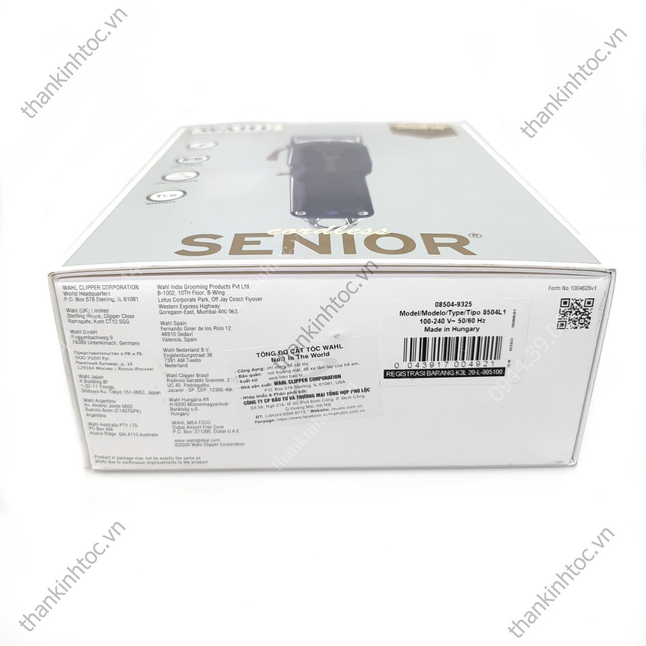 Tông đơ pin lưỡi đơn Wahl Senior Chính hãng USA Bản quốc tế