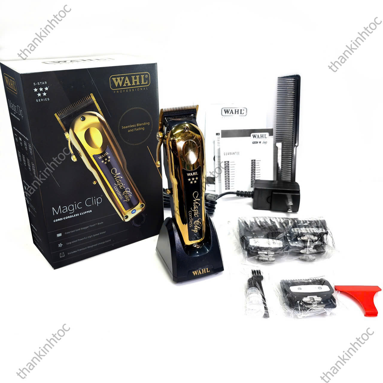 Tông Đơ Pin Lưỡi Kép Wahl Magic Gold Chính Hãng USA