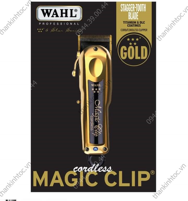 Tông Đơ Pin Lưỡi Kép Wahl Magic Gold Chính Hãng USA