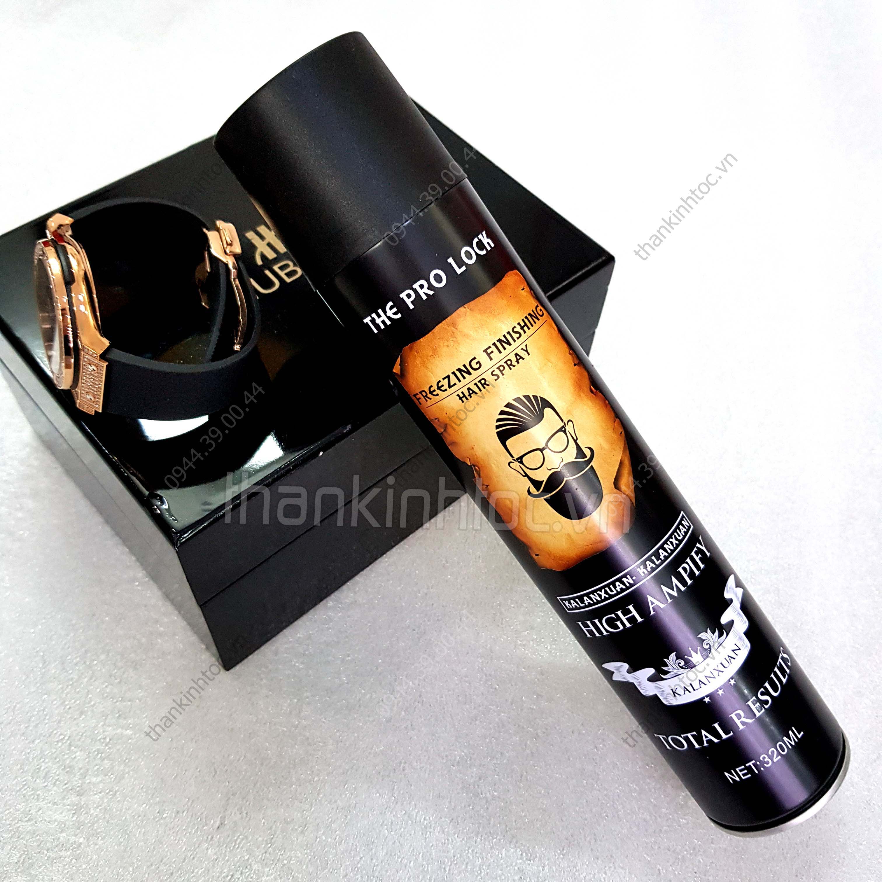 Gôm xịt The Pro Lock vàng