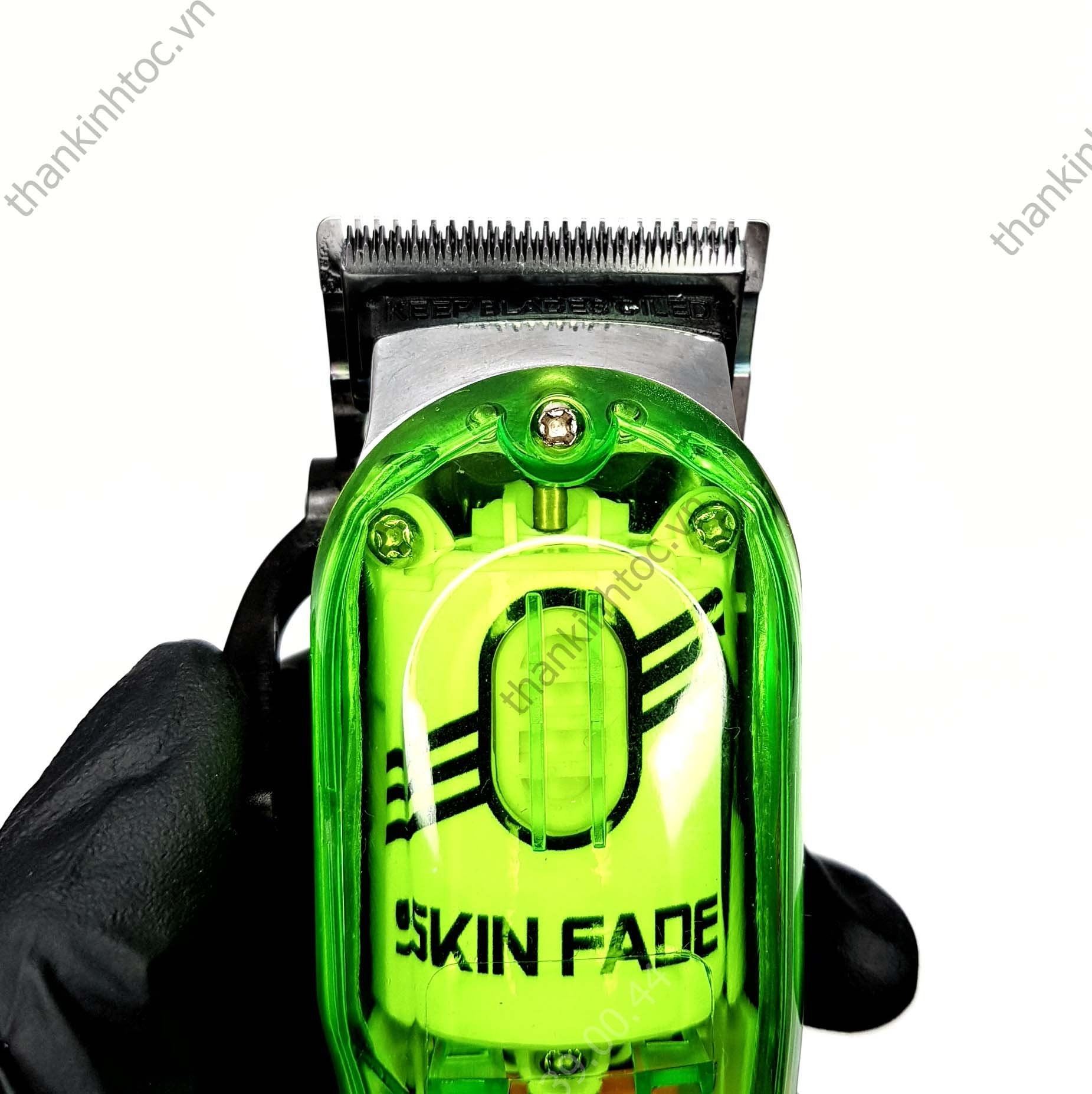 Tông đơ pin Lưỡi kép A2 Green Chính hãng