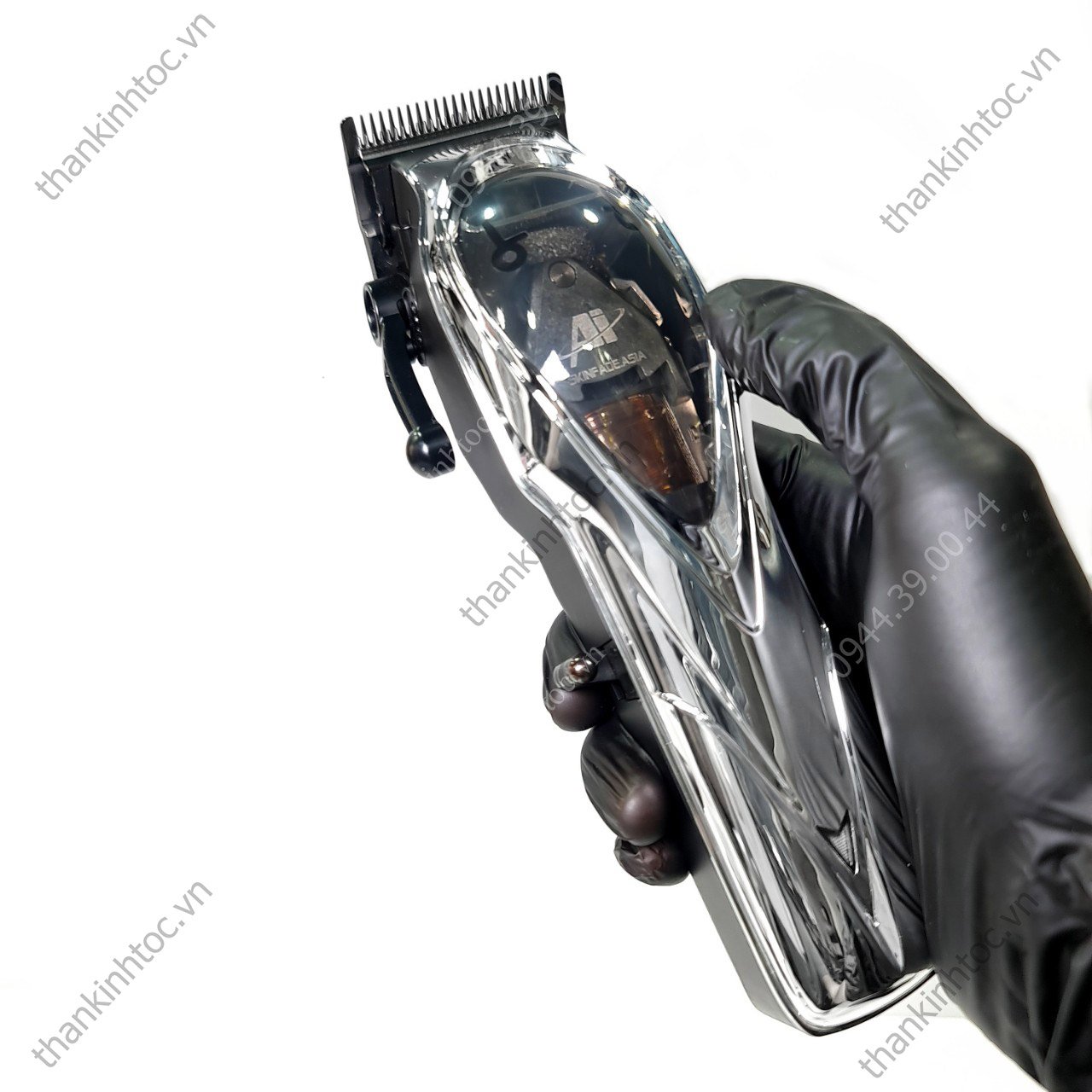 Tông Đơ Pin Lưỡi Đơn S | C NASA Silver DLC Super Motor