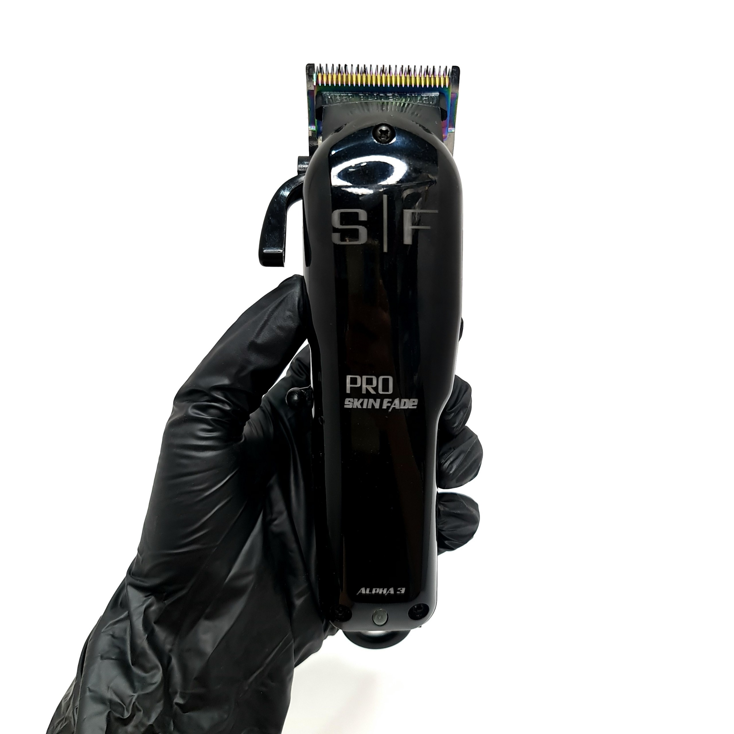 Tông đơ pin lưỡi đơn titan Alpha 3 Chính hãng