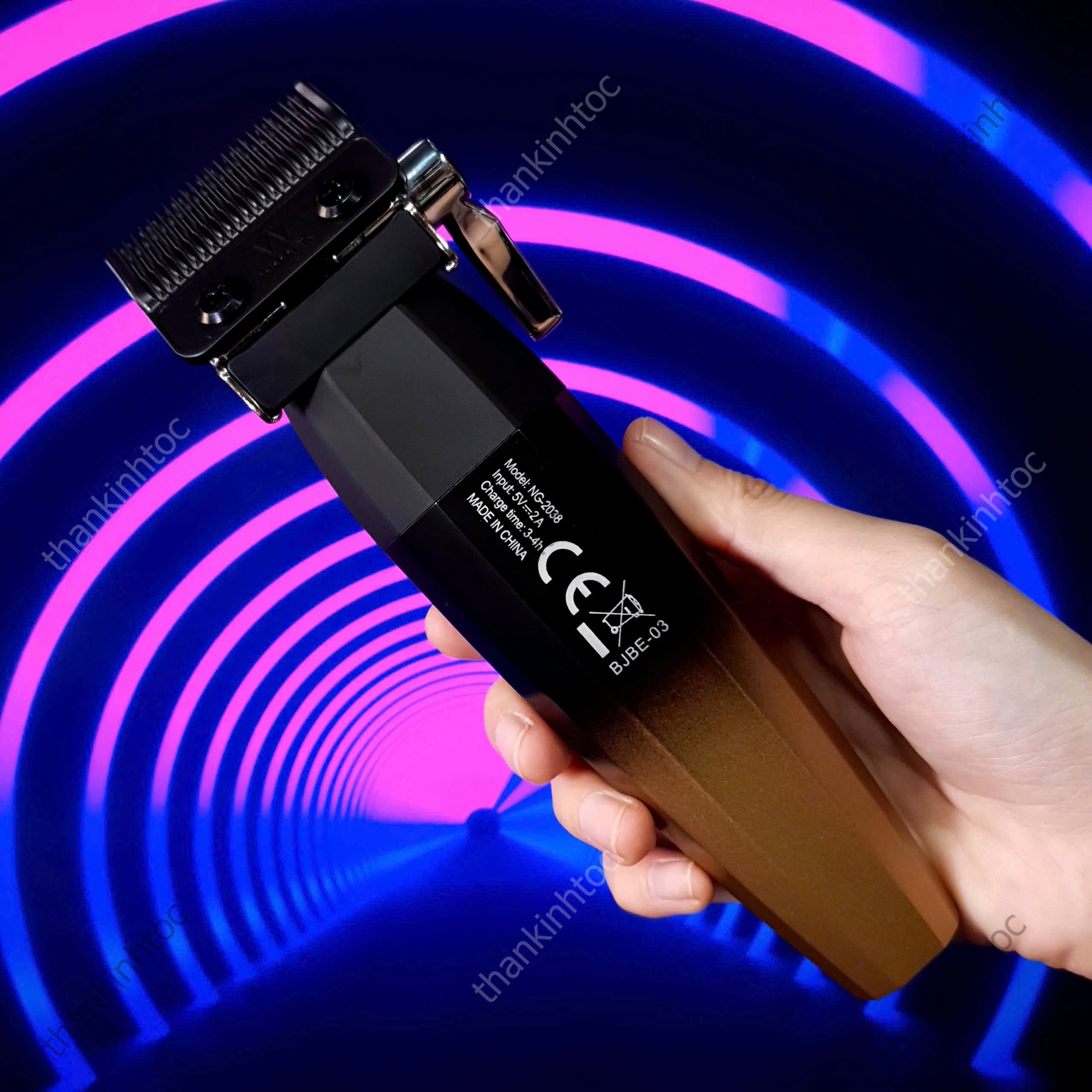 Tông Đơ Pin Lưỡi Đơn WMARK NG-2038 Chính Hãng