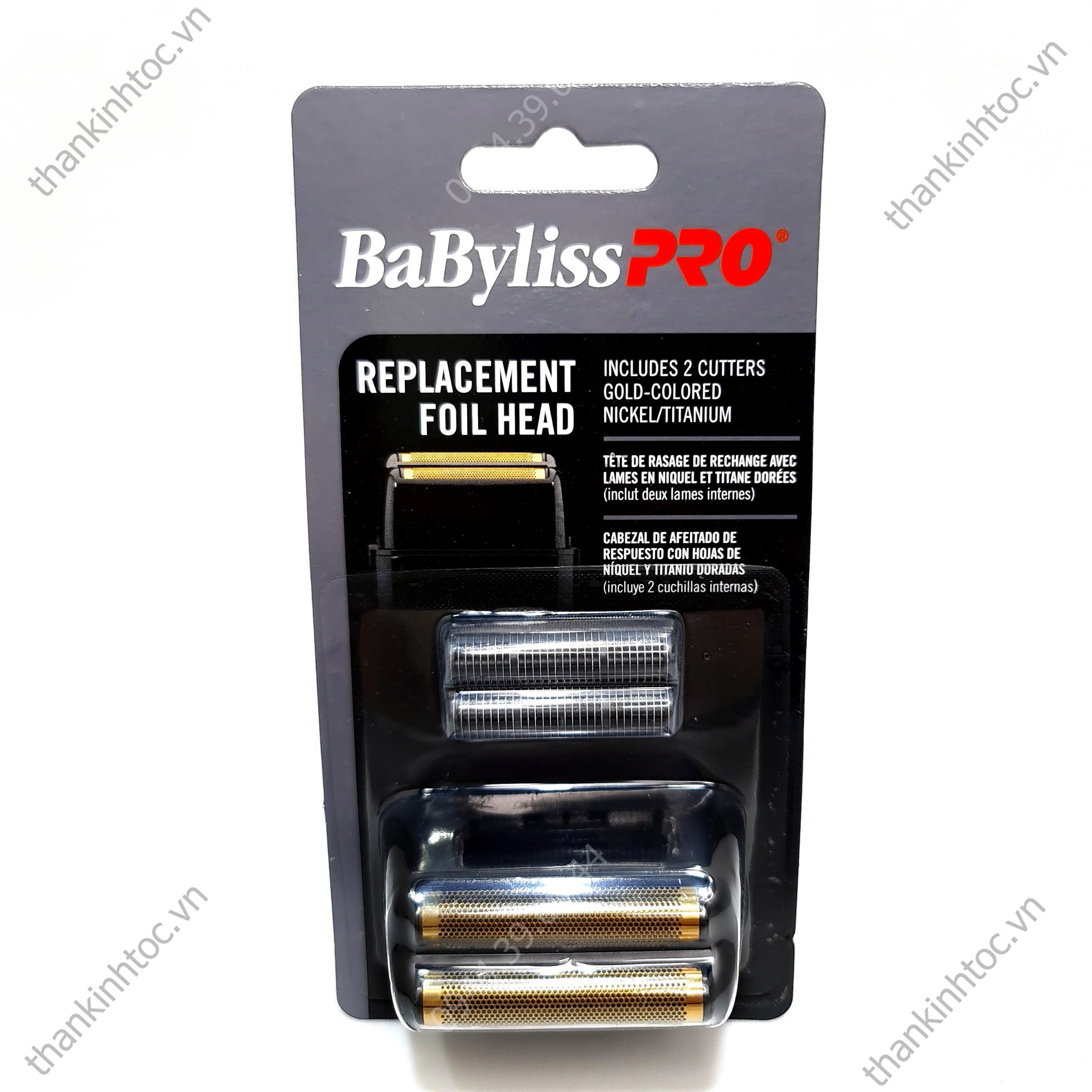 Bộ Nắp Lưỡi Cạo Khô BABYLISS BLACK Chính Hãng USA