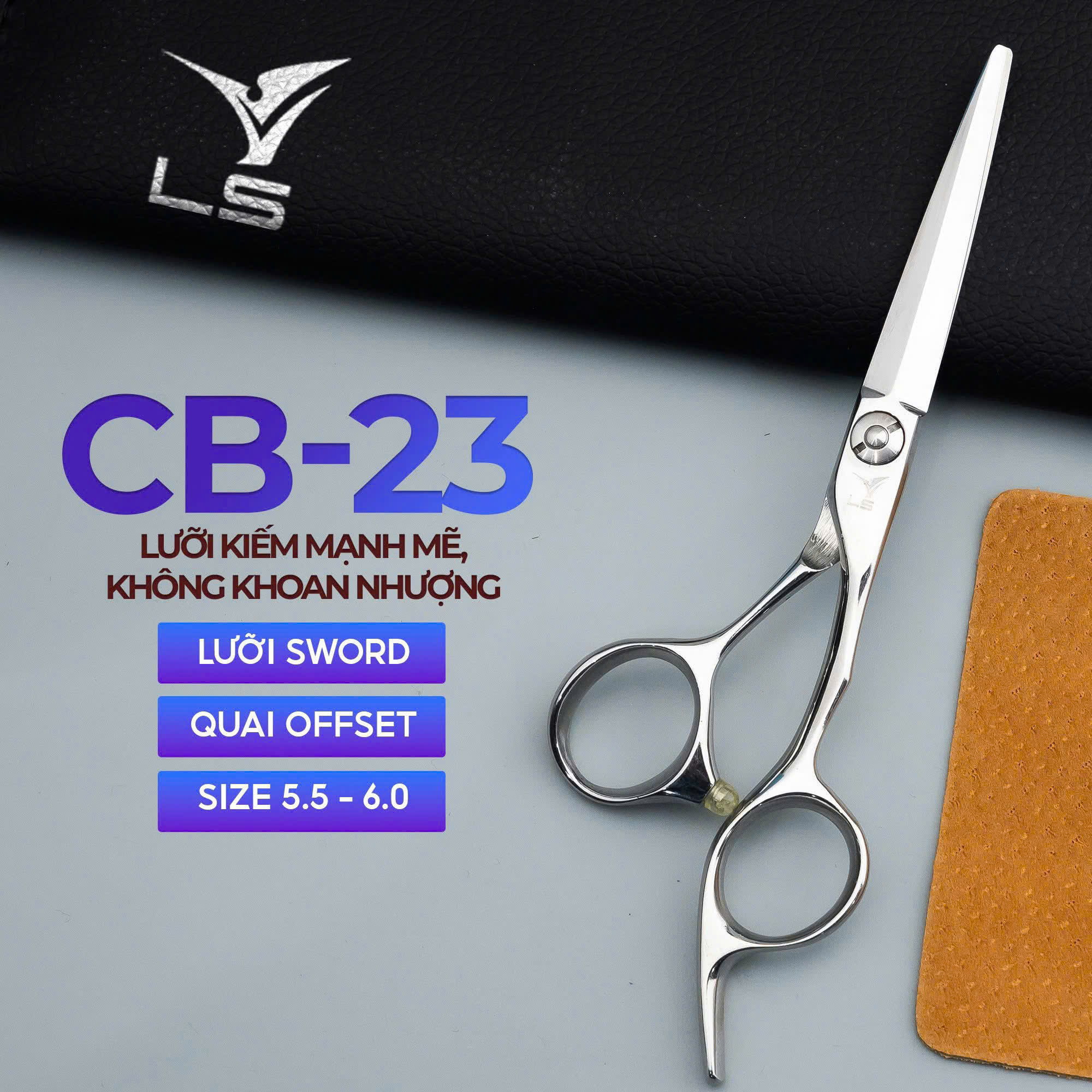 Kéo cắt tóc VLS – CB23 size 5.5 & 6.0 chính hãng Viko