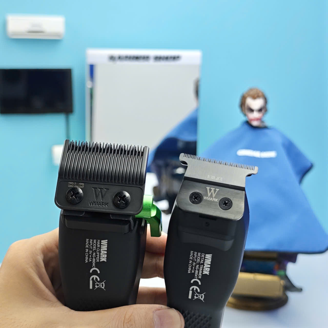 Combo Tông Đơ Không Chổi Than - 2 Tốc Độ Cao 8604 - Siêu nhỏ gọn - Siêu sắc bén