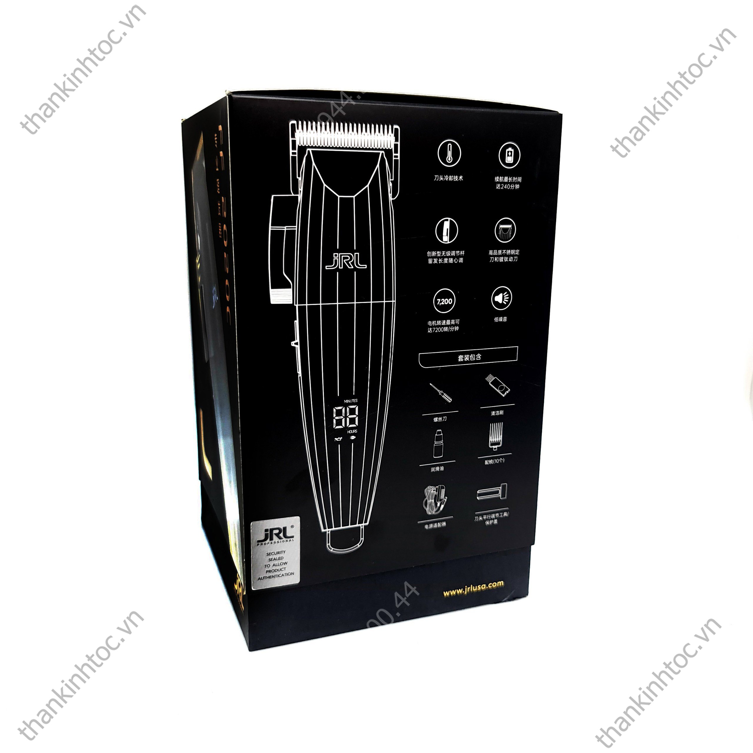 Tông Đơ Pin Lưỡi Đơn JRL Gold chính hãng USA Bản nội địa