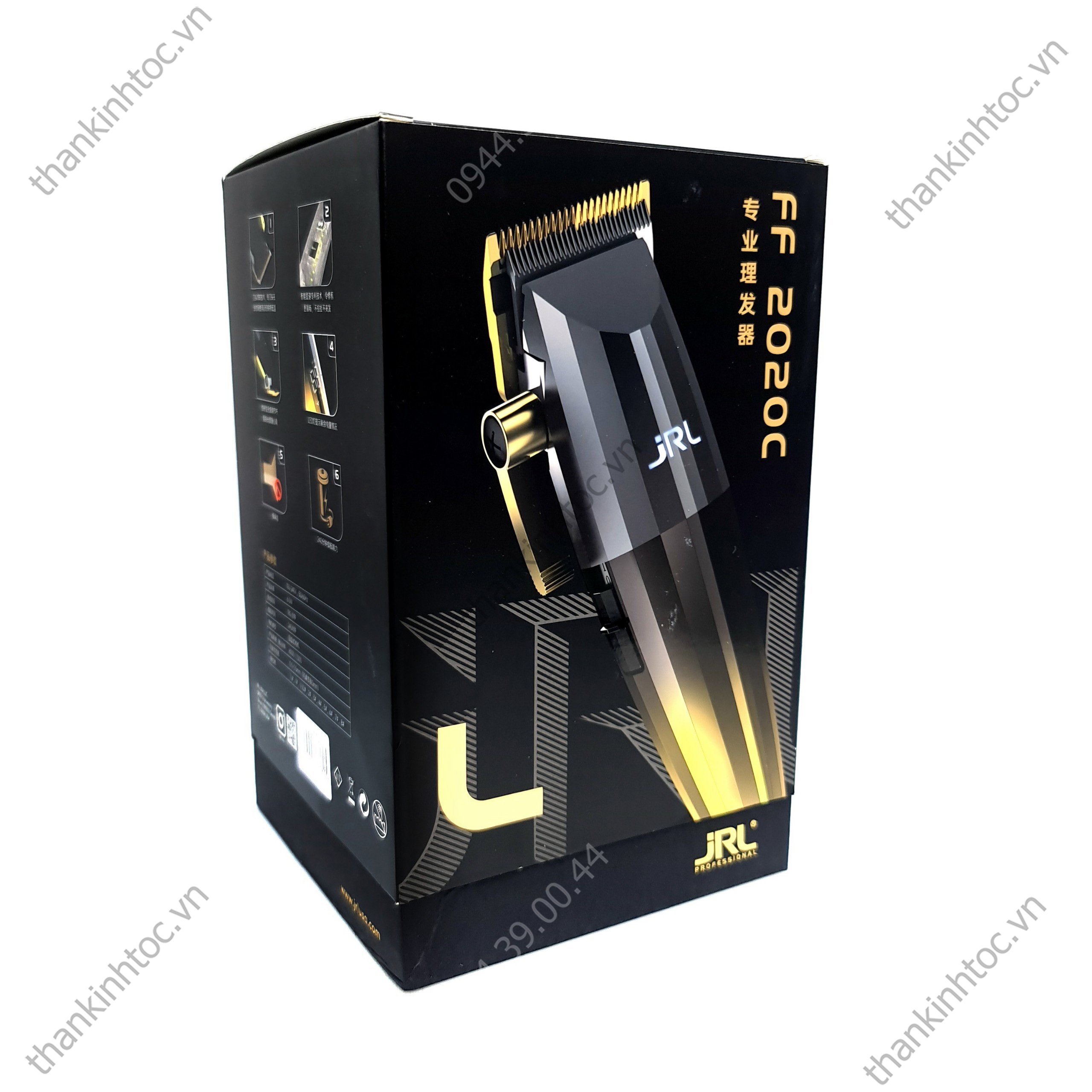 Tông Đơ Pin Lưỡi Đơn JRL Gold chính hãng USA Bản nội địa