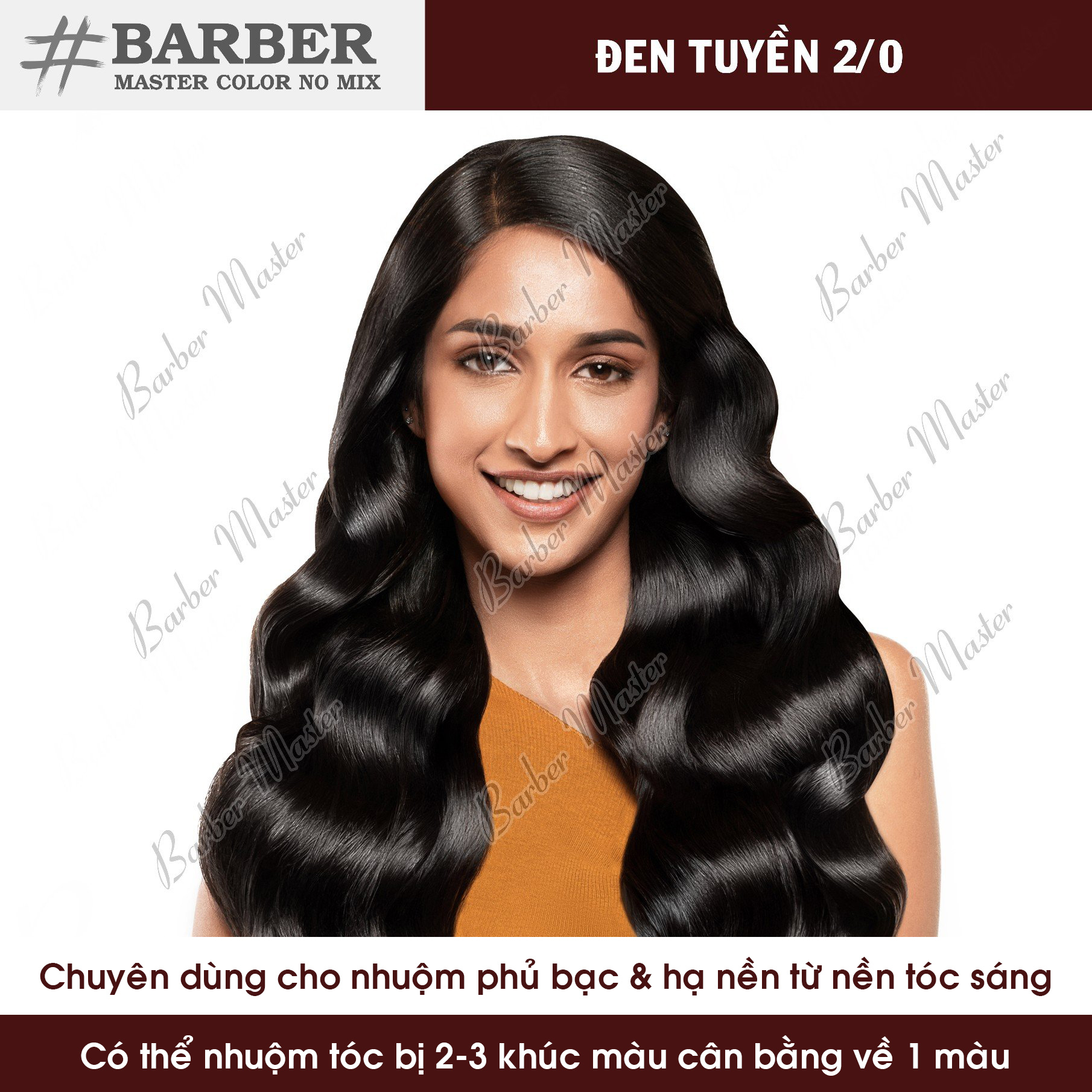 Bộ 10 màu Nhuộm phủ bạc không cần bù màu