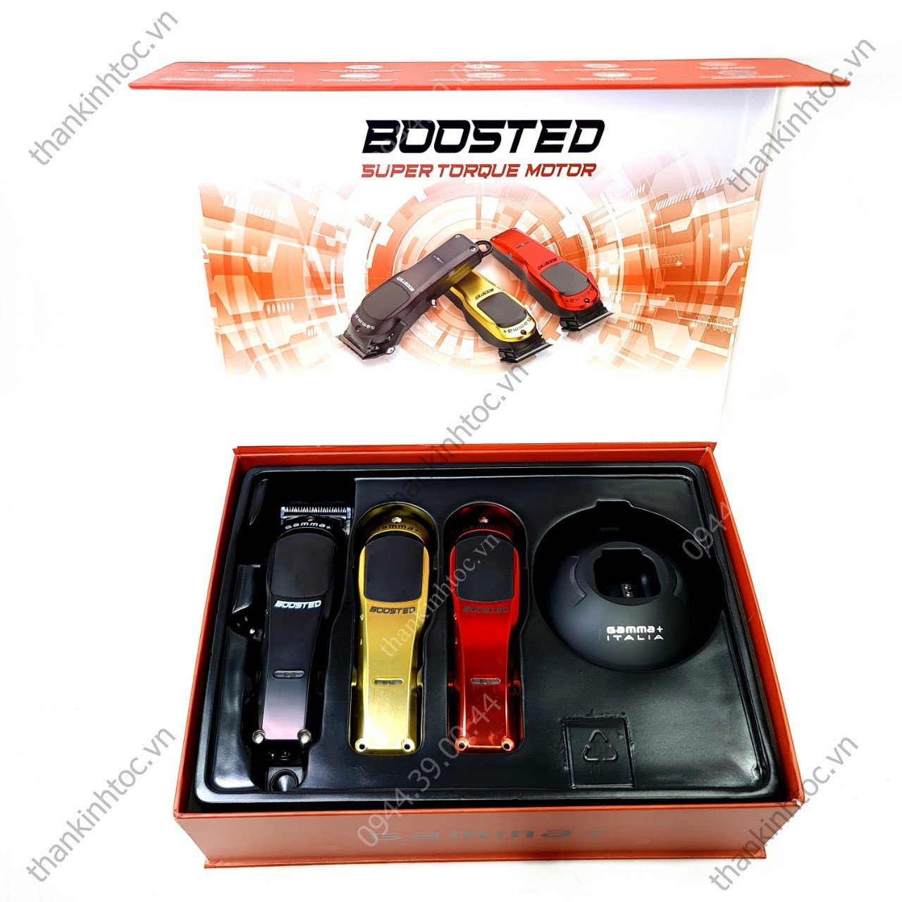 Tông Đơ Pin Gamma+ Boosted Chính Hãng Italia