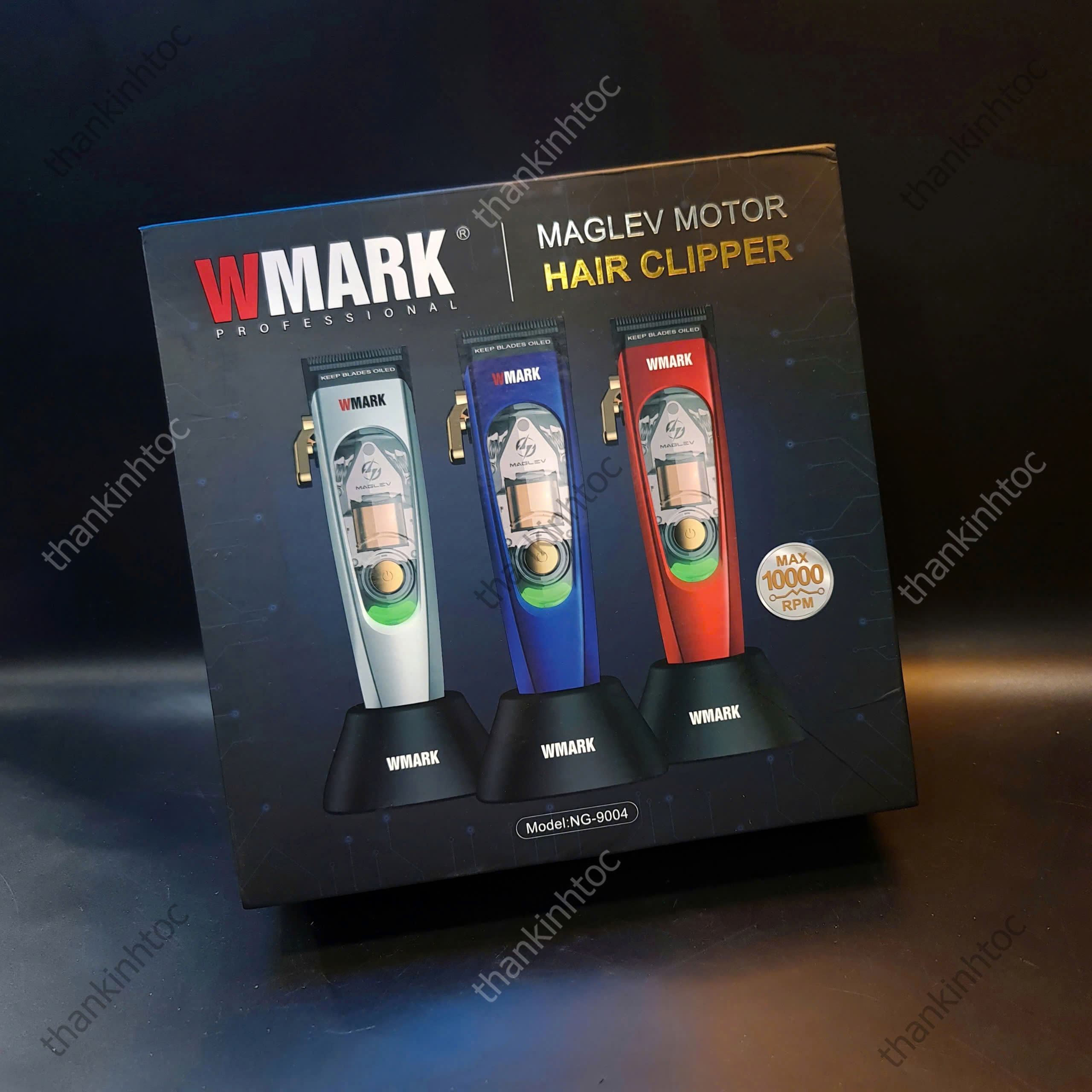 Tông Đơ Pin Từ Tính WMARK NG-9004 Chính Hãng