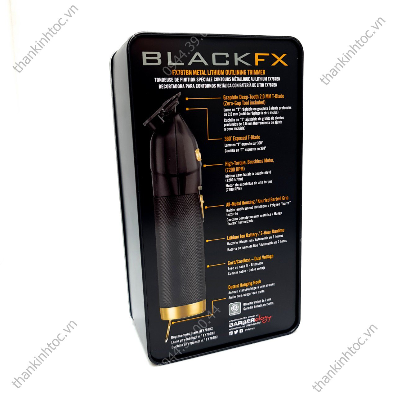 Tông đơ viền Babyliss Black chính hãng USA