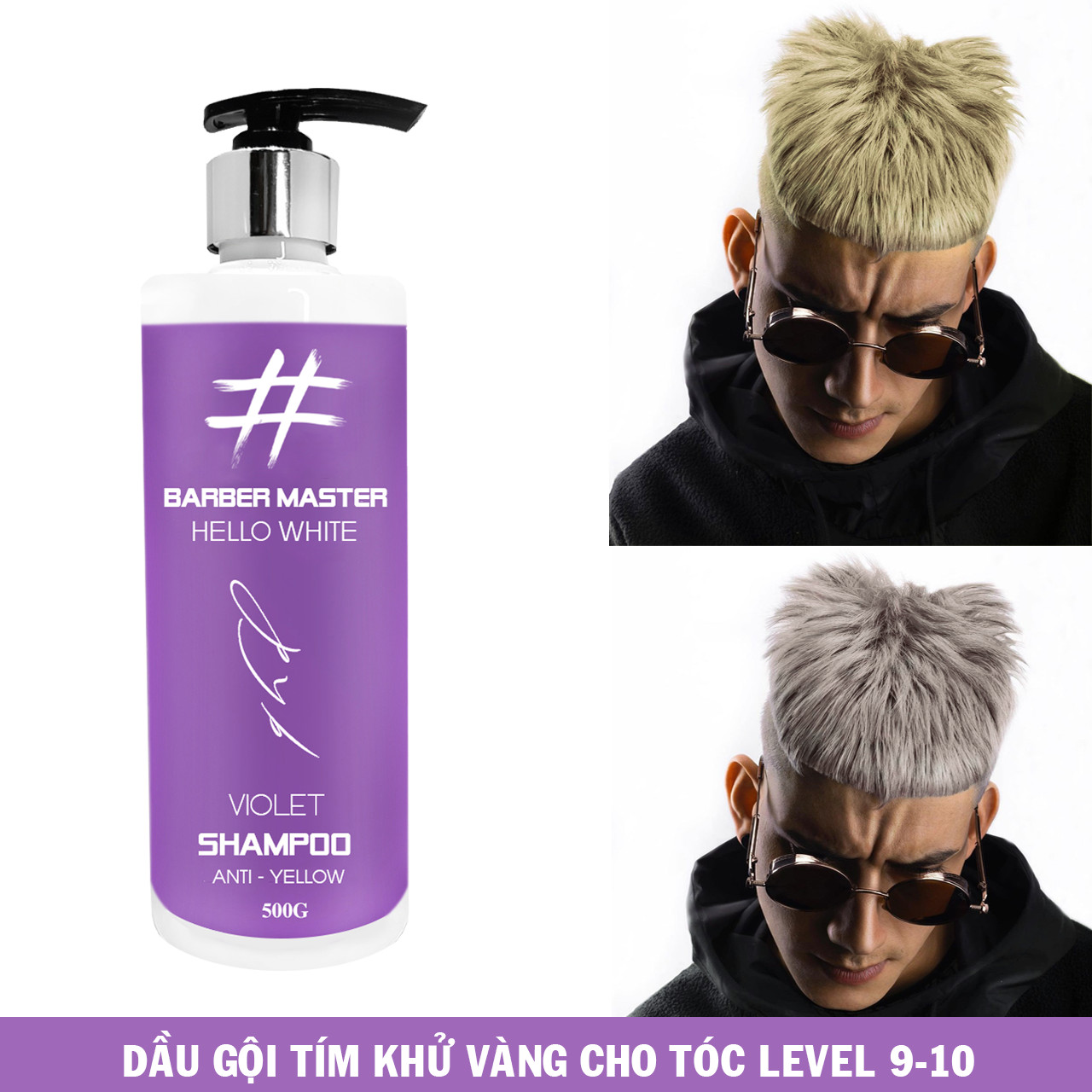 Dầu Gội Tím Khử Vàng 500ml