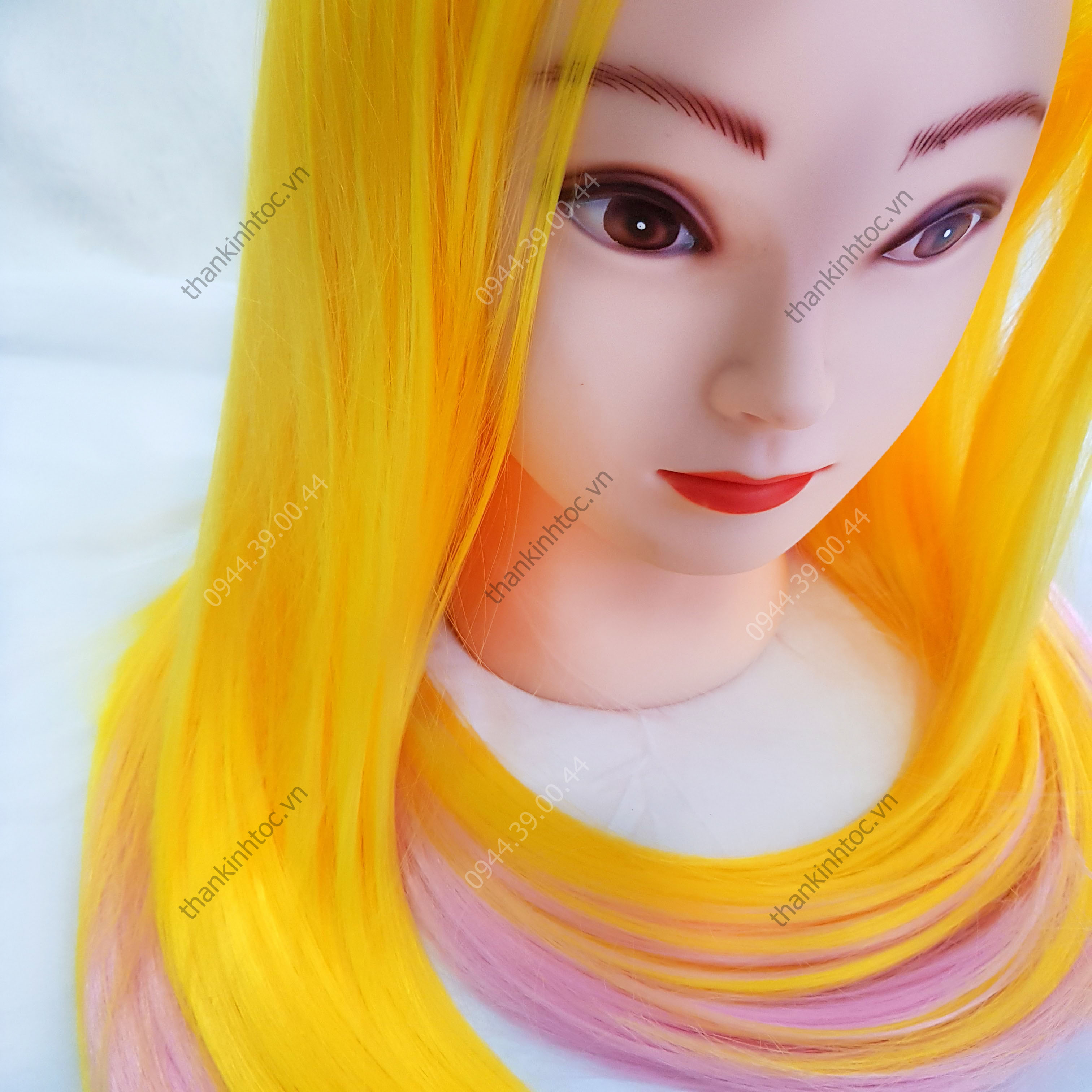 Đầu Ken Màu Ombre Tập Cắt & Tết Tóc Chuyện Nghiệp